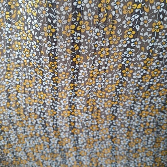 Zara Rustic Floral Flounced Midi Dress - Picture 5 of 16